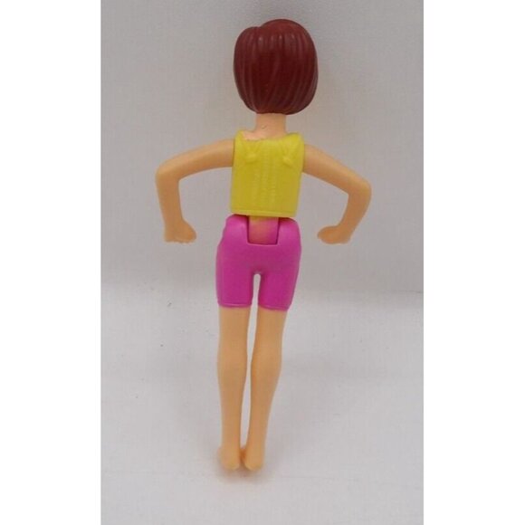 McDonald Polly Pocket Doll ©2003 4" Tall Red hair Brown eyes - Picture 3 of 4